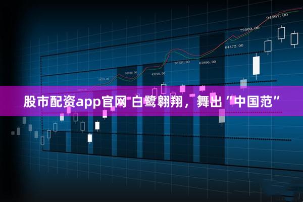 股市配资app官网 白鹭翱翔，舞出“中国范”